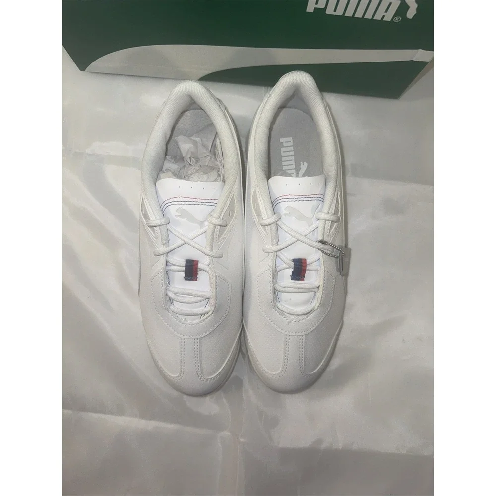 PUMA Bmw M Motorsport X Roma Stradale Lace Up ‎ Mens White Sneakers Casual 7.5